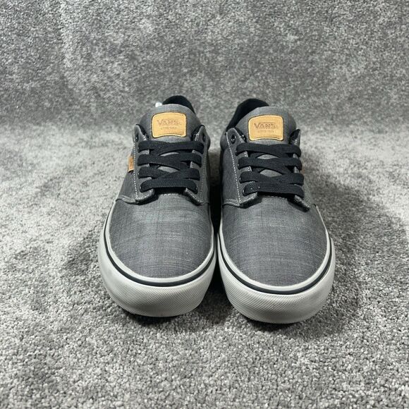 VANS Atwood Deluxe Men's Size 10.5 Gray Athletic Skate Shoes Used - Picture 3 of 11